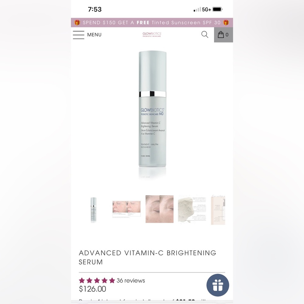 Glowbiotics Vitamin C Serum💕💕💕